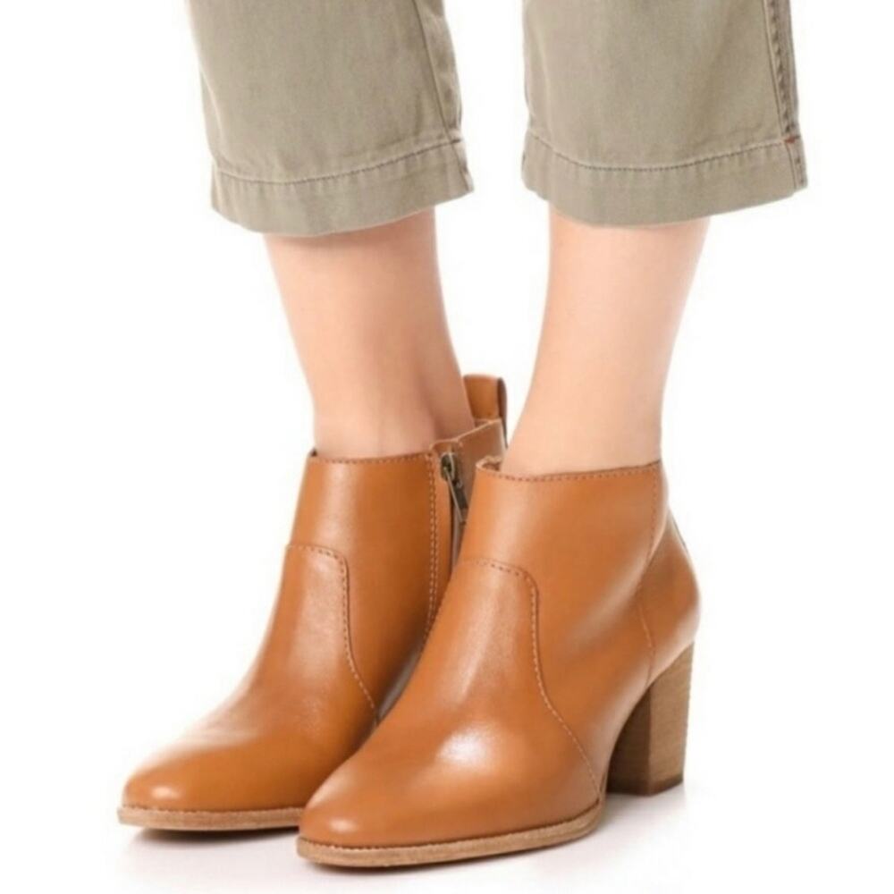 Madewell Brenner Ankle Boots Tan 5